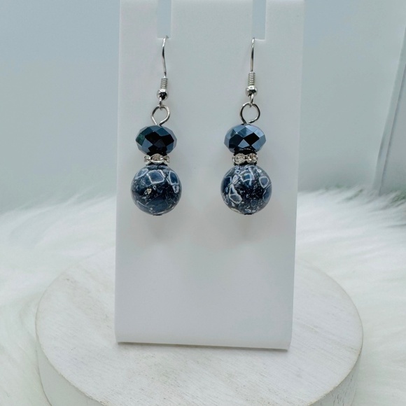 Multicolored Beaded Earrings Style 201 - Picture 1 of 4